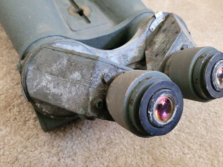 WW2 Imperial Japanese Navy - " BIG EYE " 20x120 SHIPBOARD BINOCULARS - SUPERB! - Image 14