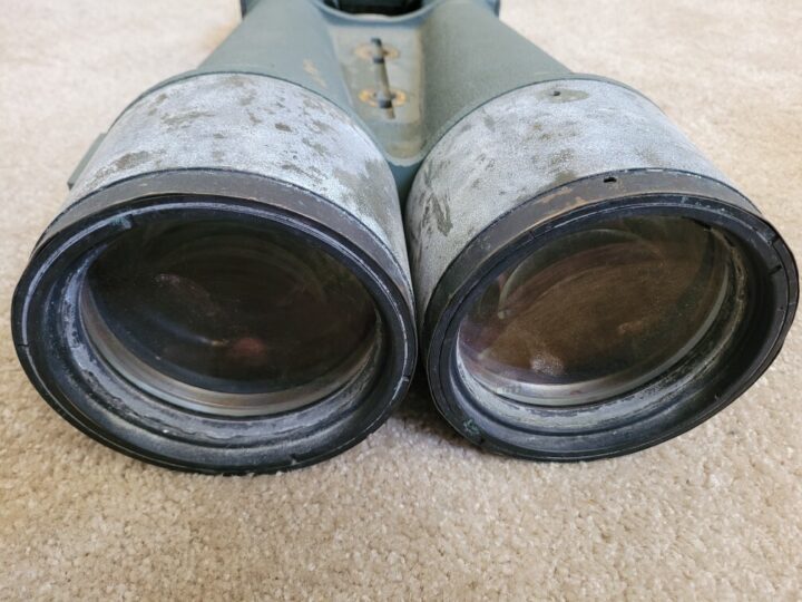 WW2 Imperial Japanese Navy - " BIG EYE " 20x120 SHIPBOARD BINOCULARS - SUPERB! - Image 17