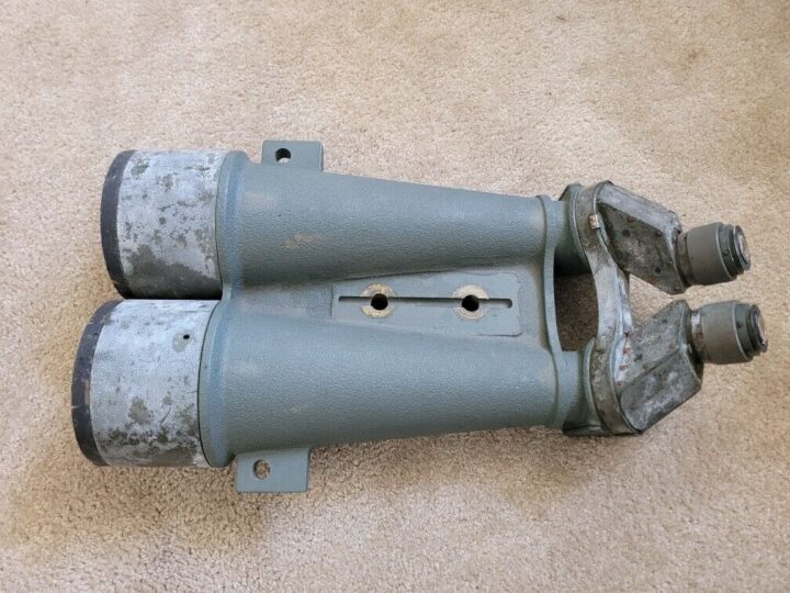 WW2 Imperial Japanese Navy - " BIG EYE " 20x120 SHIPBOARD BINOCULARS - SUPERB! - Image 4