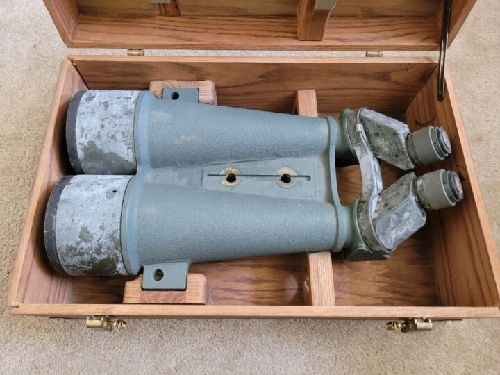 WW2 Imperial Japanese Navy - " BIG EYE " 20x120 SHIPBOARD BINOCULARS - SUPERB!
