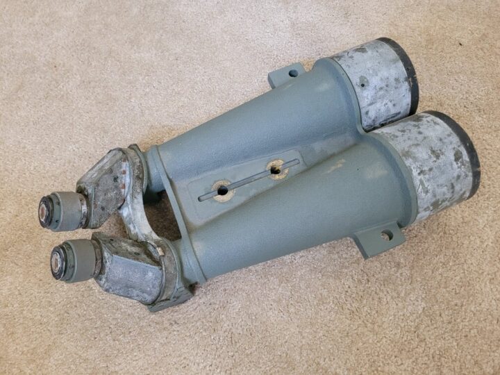 WW2 Imperial Japanese Navy - " BIG EYE " 20x120 SHIPBOARD BINOCULARS - SUPERB! - Image 9