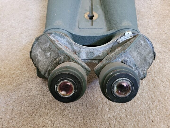 WW2 Imperial Japanese Navy - " BIG EYE " 20x120 SHIPBOARD BINOCULARS - SUPERB! - Image 10