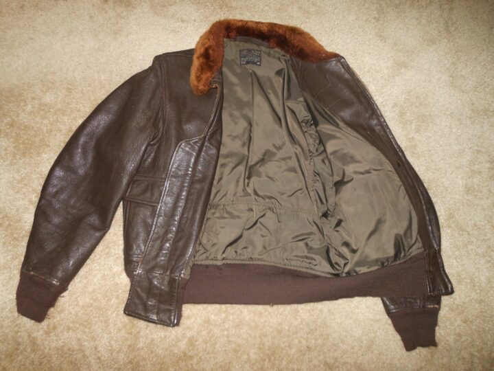 WW2 - Post-War - US NAVY - M422A / G-1 LEATHER PILOT FLIGHT JACKET - SUPERB! - Image 14