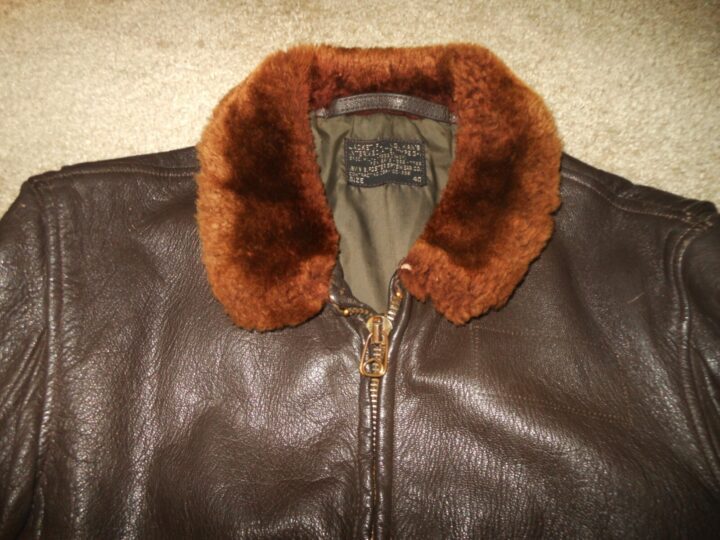 WW2 - Post-War - US NAVY - M422A / G-1 LEATHER PILOT FLIGHT JACKET - SUPERB! - Image 3