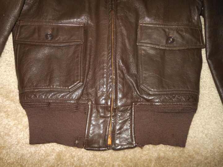 WW2 - Post-War - US NAVY - M422A / G-1 LEATHER PILOT FLIGHT JACKET - SUPERB! - Image 4