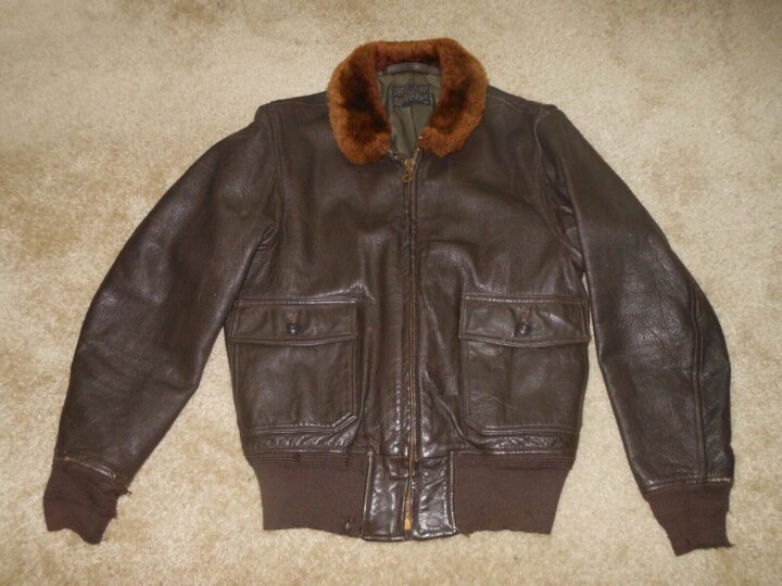 WW2 - Post-War - US NAVY - M422A / G-1 LEATHER PILOT FLIGHT JACKET - SUPERB!