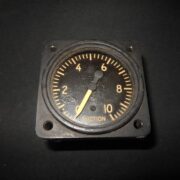 WW2 USAAF Aircraft Cockpit - SUCTION GAUGE - P-51 P-47 P-38 - NICE! - Image 3