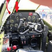 WW2 USAAF Aircraft Cockpit - SUCTION GAUGE - P-51 P-47 P-38 - NICE! - Image 9