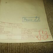 WW II German Aircraft Bauplan - FACTORY BLUEPRINT - Fi-156 "Storch" - VERY RARE! - Image 5