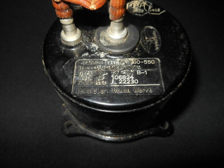 WW II German Aircraft Fahrtmesser - AIRSPEED INDICATOR - Me108 He111 Ju52 - NOS - Image 6