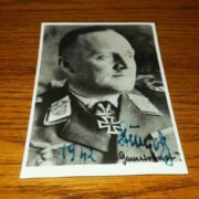 WW II German Army Autograph - GENERAL HANS-JURGEN STUMPFF - Wartime Signature - Image 3