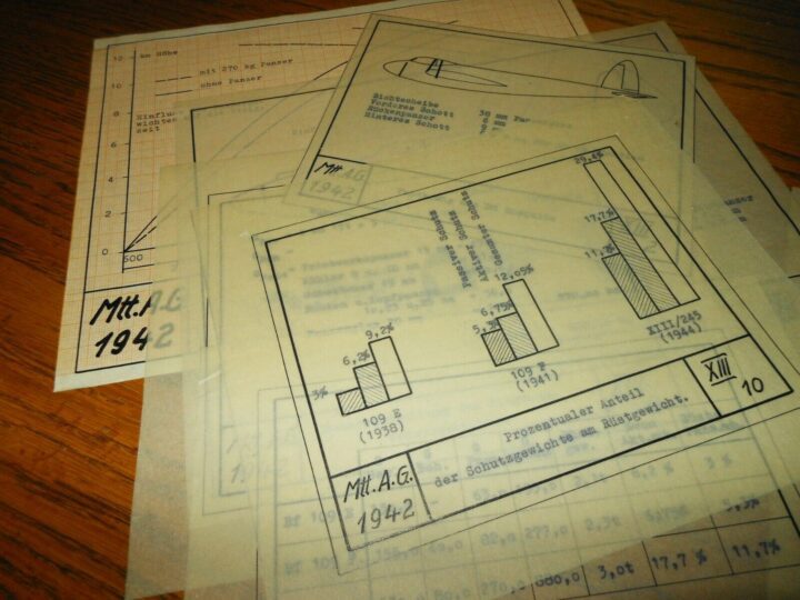 WW II German Messerschmitt - ASSESSMENT OF ENEMY ARMOR PROTECTION - RARE! - Image 5