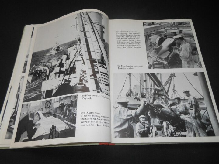 WW2 German Kriegsmarine - "KRIEGSMARINE AM FEIND" - HISTORICAL REFERENCE BOOK w/ PHOTOS & SIGNATURES - SUPERB! - Image 15