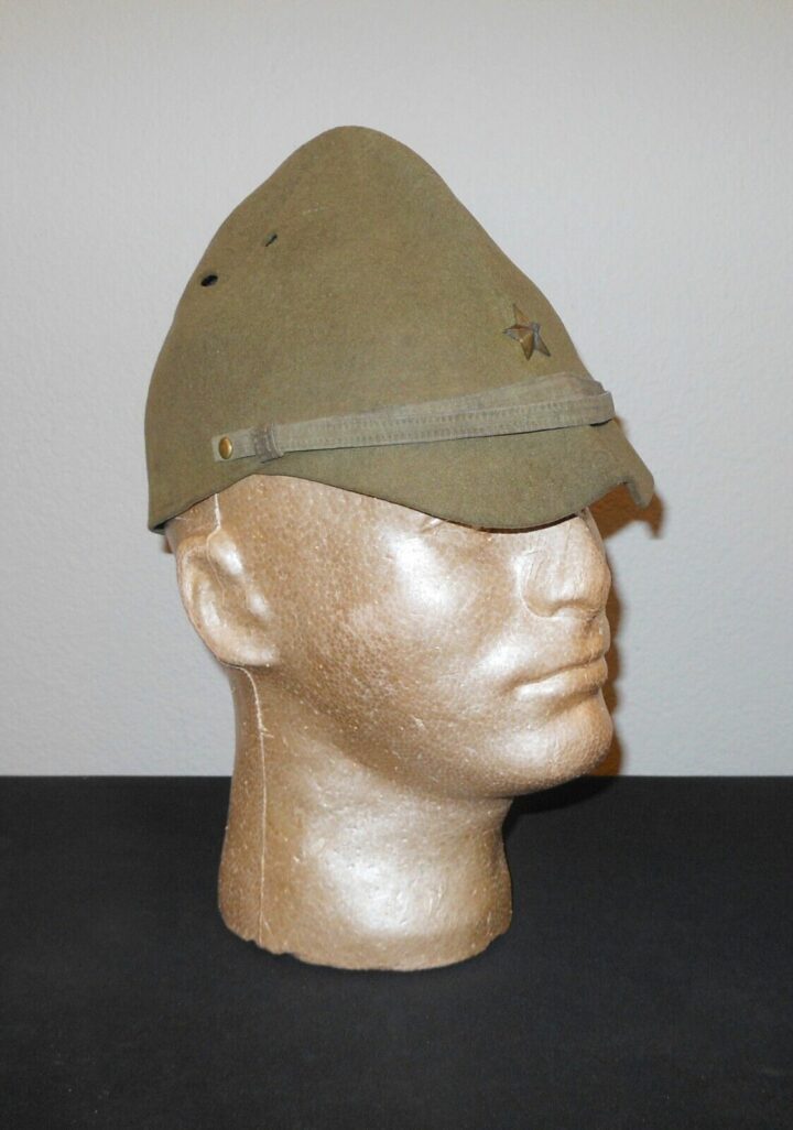 WW II Imperial Japanese Army EM / NCO Summer Field Side Cap - FELT - EXCELLENT! - Image 3