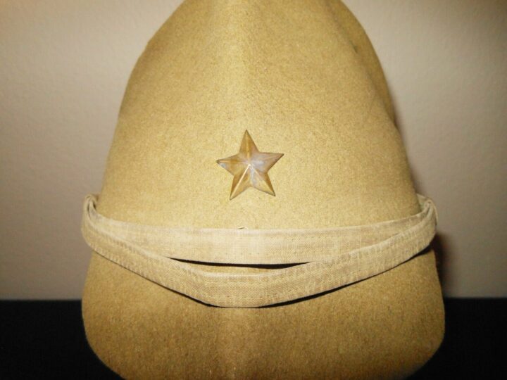 WW II Imperial Japanese Army EM / NCO Summer Field Side Cap - FELT - EXCELLENT! - Image 5