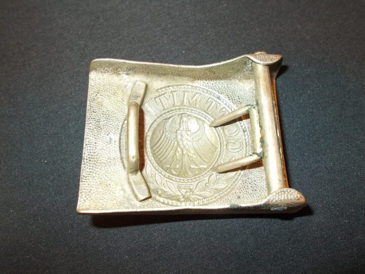 WW1 / WW2 German Army Heer - EM/NCO WEIMAR INTERWAR BELT BUCKLE - SUPERB! - Image 5