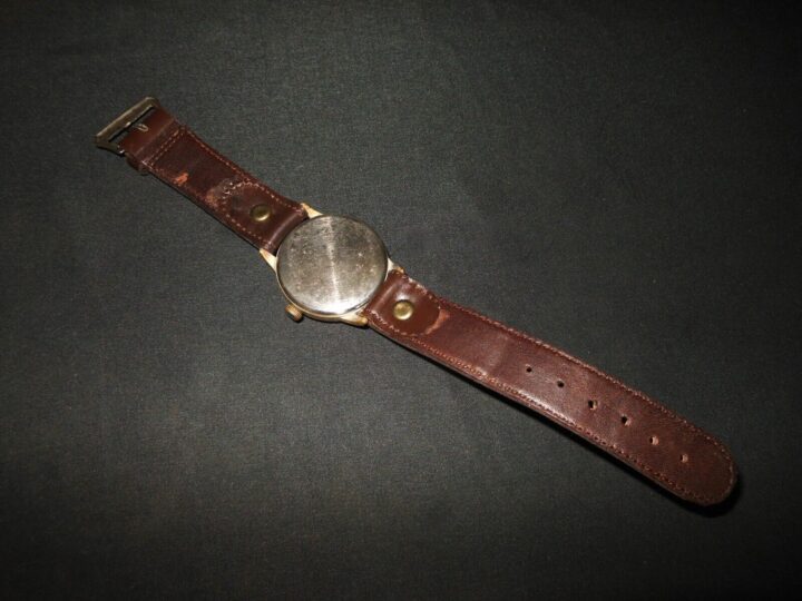 WW2 German Fallschirmjager Dienstuhr - PERSONAL SERVICE WATCH - BERG - NICE! - Image 5