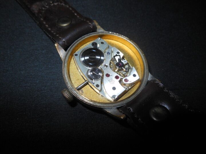 WW2 German Fallschirmjager Dienstuhr - PERSONAL SERVICE WATCH - BERG - NICE! - Image 8