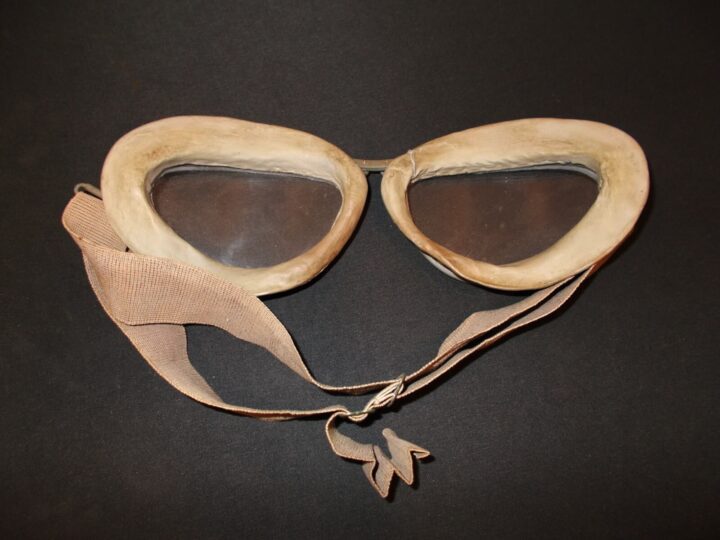 WW2 German Luftwaffe - AUER / WAGENER MODEL 306 PILOT GOGGLES - EARLY - NICE! - Image 11