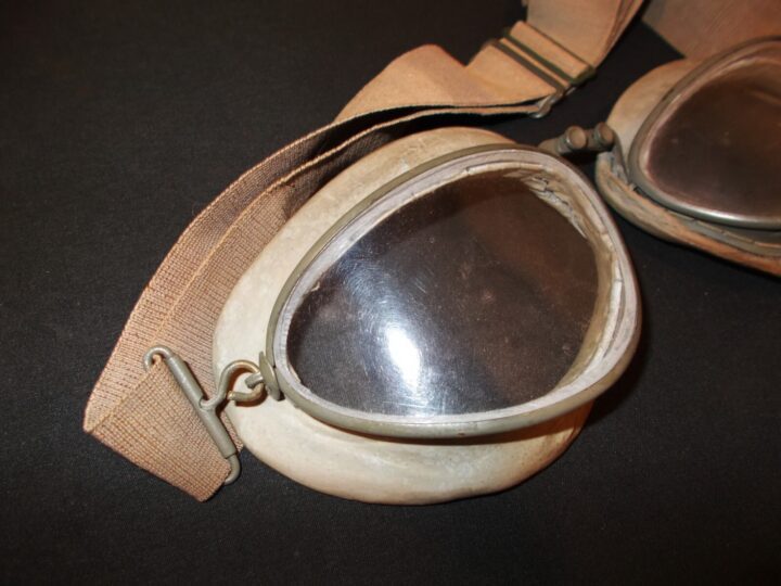 WW2 German Luftwaffe - AUER / WAGENER MODEL 306 PILOT GOGGLES - EARLY - NICE! - Image 4