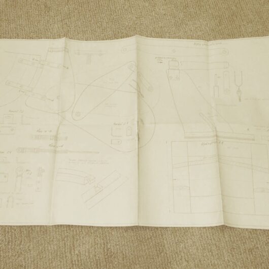 WW2 German Luftwaffe Aircraft Bauplan - FACTORY BLUEPRINT - Fi-156 Storch - NICE