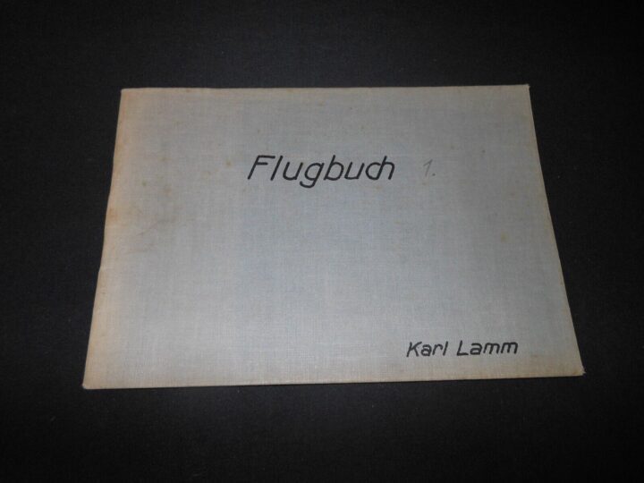 WW2 German Luftwaffe Flugbuch - FLIGHT LOG BOOK #1 - FLIGHT INSTRUCTOR - RARE! - Image 3