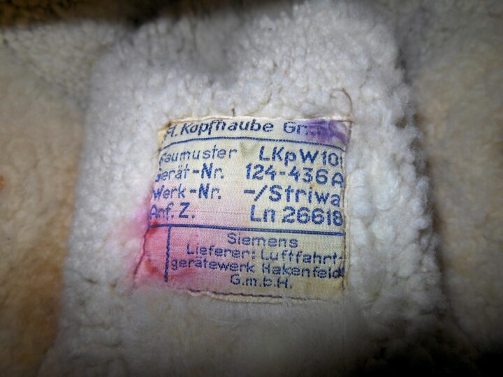 WW2 German Luftwaffe LKpW101 Fliegerkopfhaube - WINTER FLIGHT HELMET - EXCELLENT - Image 21