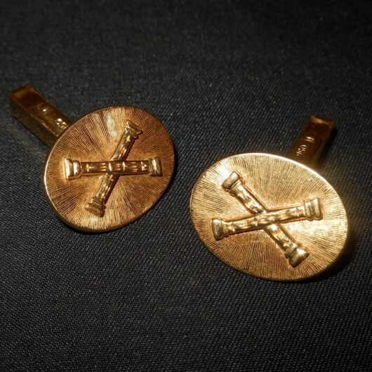 WW2 German Luftwaffe Manschettenknöpfe - 18K GOLD CUFFLINKS - FIELD MARSHAL MILCH - RARE!