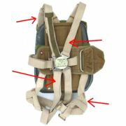 WW2 German Luftwaffe - PARACHUTE HARNESS STRAP MATERIAL - RH 12B RZ20 - RARE! - Image 4