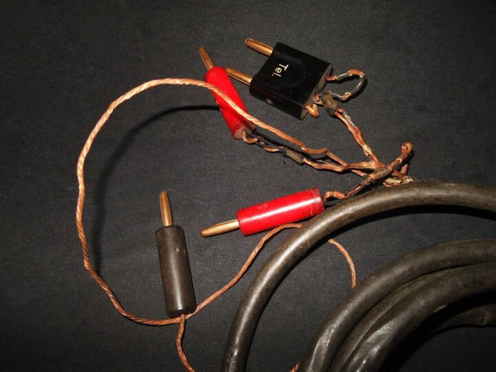 WW2 German Luftwaffe V.b.K.1 - AUDIO CONNECTION EXTENSION CABLE - FUG III - RARE - Image 6