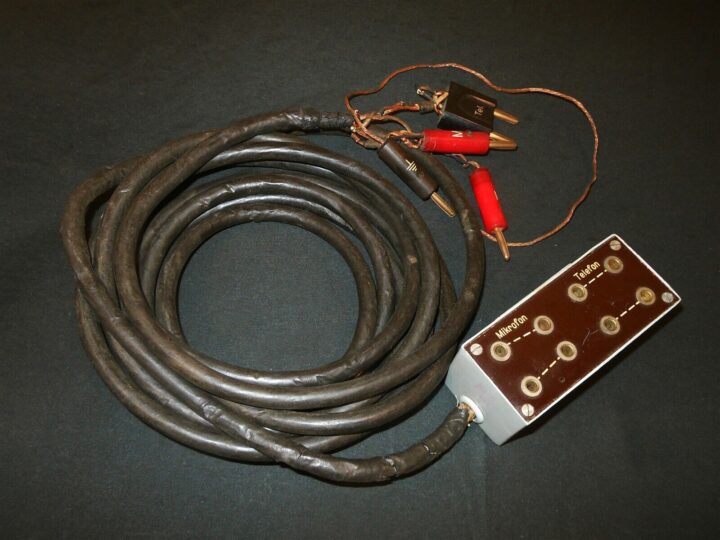 WW2 German Luftwaffe V.b.K.1 - AUDIO CONNECTION EXTENSION CABLE - FUG III - RARE