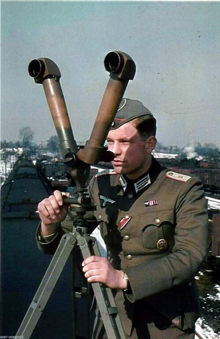 WW2 German Wehrmacht - COMMANDER OPTICS TRIPOD - ZEISS - SF14 RABBIT EAR - NICE! - Image 16