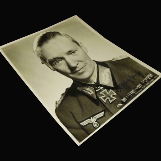 WW2 German Wehrmacht - JOACHIM VON KORTZFLEISCH SIGNATURE - OPERATION VALKYRIE
