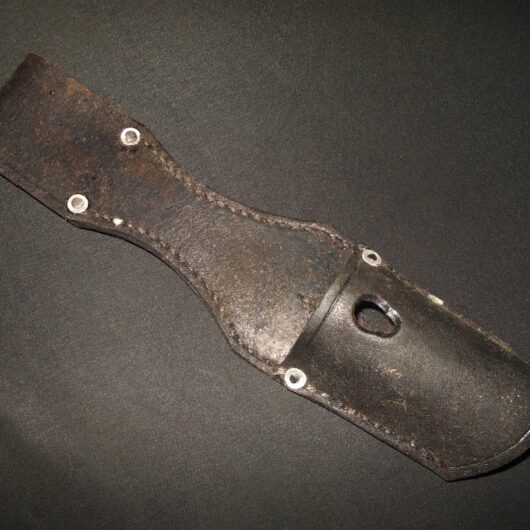 WW2 German Wehrmacht - K98 LEATHER BAYONET FROG - 1941 - NEW OLD STOCK - SUPERB!