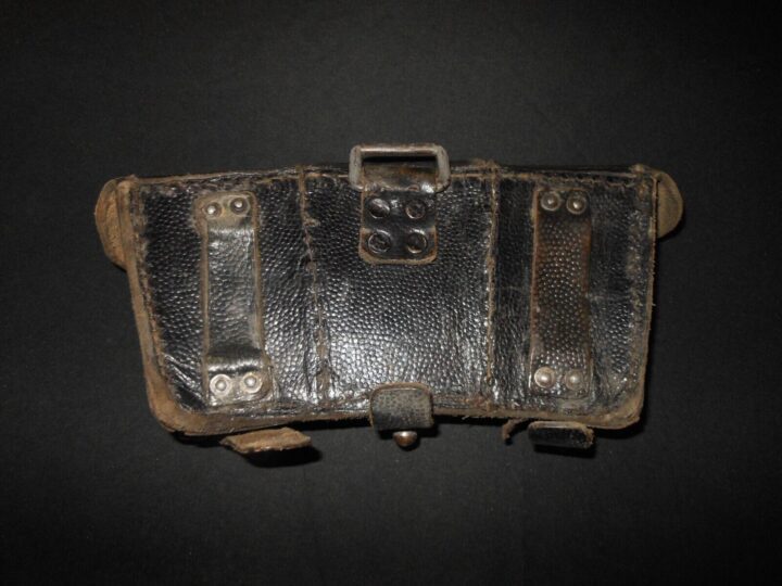 WW2 German Wehrmacht - K98 RIFLE LEATHER AMMO POUCH - BARN FIND z#2 - NICE! - Image 5