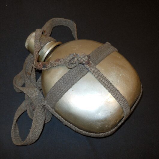 WW2 Imperial Japanese Army Suitō - CANTEEN WITH CUP - ALUMINUM FIELD BOTTLE #1