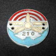 WW II Japanese Navy Aircraft - FACTORY WORKER'S BADGE - SAKAE ENGINES - RARE! - Image 3