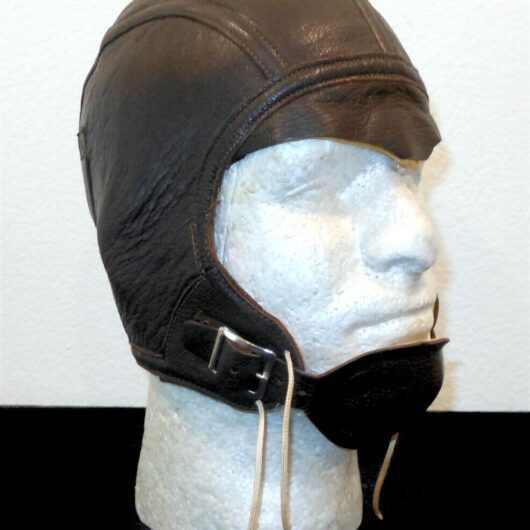 WW II US Navy / Marines Aircraft - TYPE NAF 1092 LEATHER FLIGHT HELMET - NICE!
