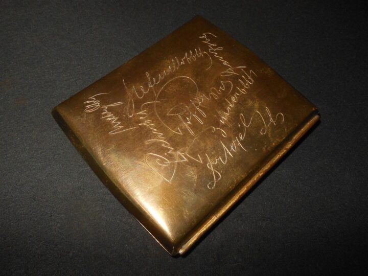 WW1 Austro-Hungarian K.u.K. Luftfahrtruppen- CIGARETTE CASE - PRESENTATION PIECE - Image 5