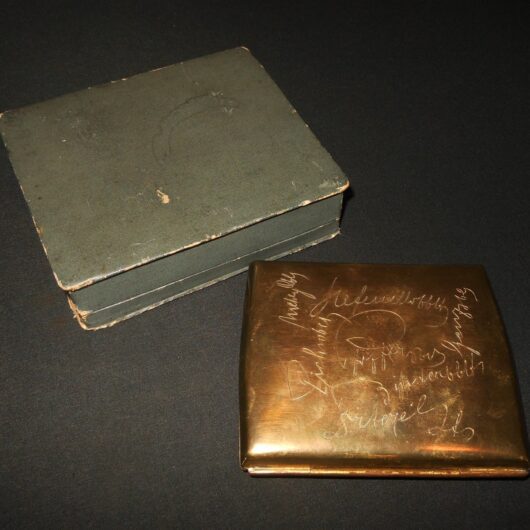 WW1 Austro-Hungarian K.u.K. Luftfahrtruppen- CIGARETTE CASE - PRESENTATION PIECE