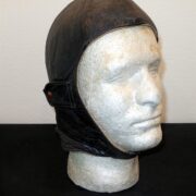 WW1 German Fliegertruppe Fliegerkopfhaube - PILOT LEATHER FLIGHT CAP - NICE! - Image 3
