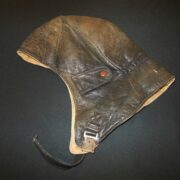 WW1 German Fliegertruppe Fliegerkopfhaube - PILOT LEATHER FLIGHT CAP - NICE! - Image 7