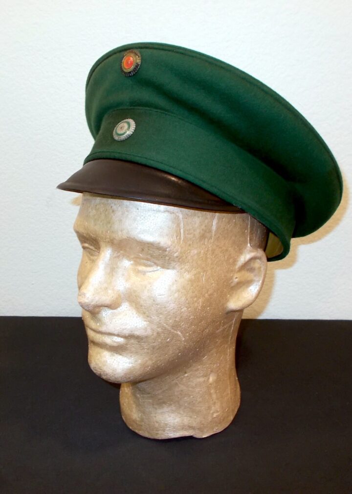 WW1 Imperial Prussian Saxony Jäger Schirmmütze - OFFICER VISOR CAP - NAMED! - Image 3