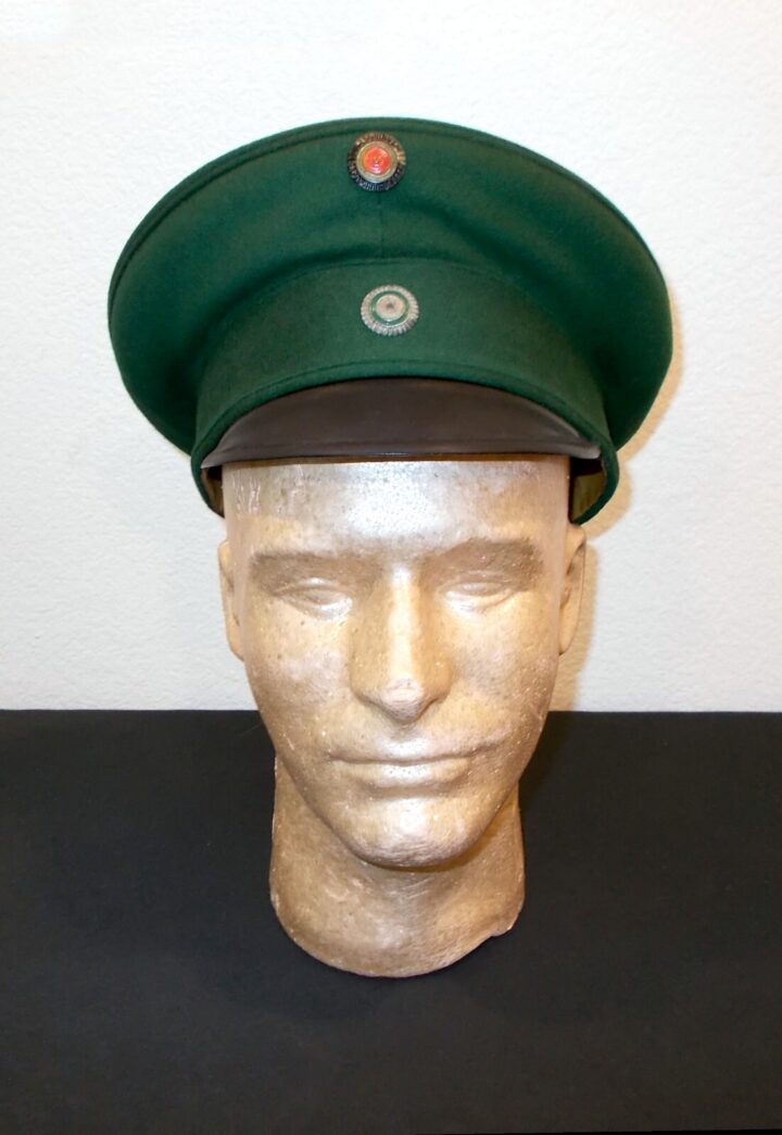 WW1 Imperial Prussian Saxony Jäger Schirmmütze - OFFICER VISOR CAP - NAMED! - Image 4