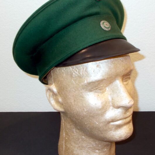 WW1 Imperial Prussian Saxony Jäger Schirmmütze - OFFICER VISOR CAP - NAMED!