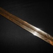 WW1 Prussian - ARTILLERY OFFICER SWORD - TRIPLE ETCHED BLADE - UNIT ID - RARE! - Image 13