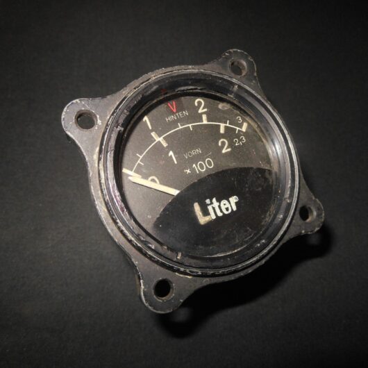 WW2 German Luftwaffe Aircraft Vorratsanzeiger - FUEL GAUGE - Fw190 A-D - NICE!