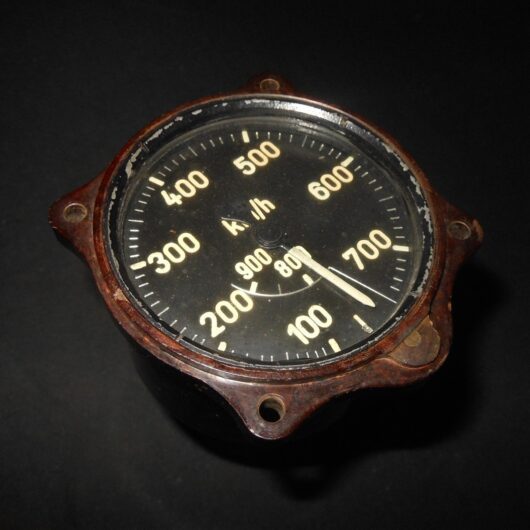 WW2 German Luftwaffe Fahrtmesser - AIRSPEED INDICATOR - Fw190 Me109 - VERY NICE!