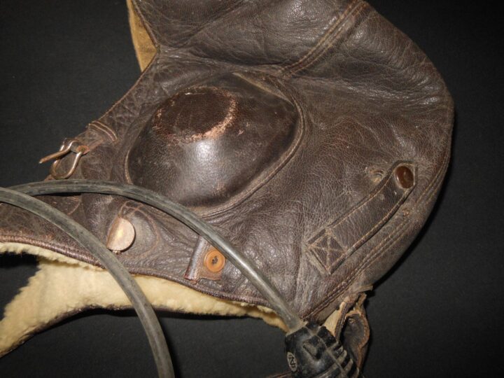 WW2 German Luftwaffe LKpW101 Fliegerkopfhaube - WINTER FLIGHT HELMET - NICE! - Image 11