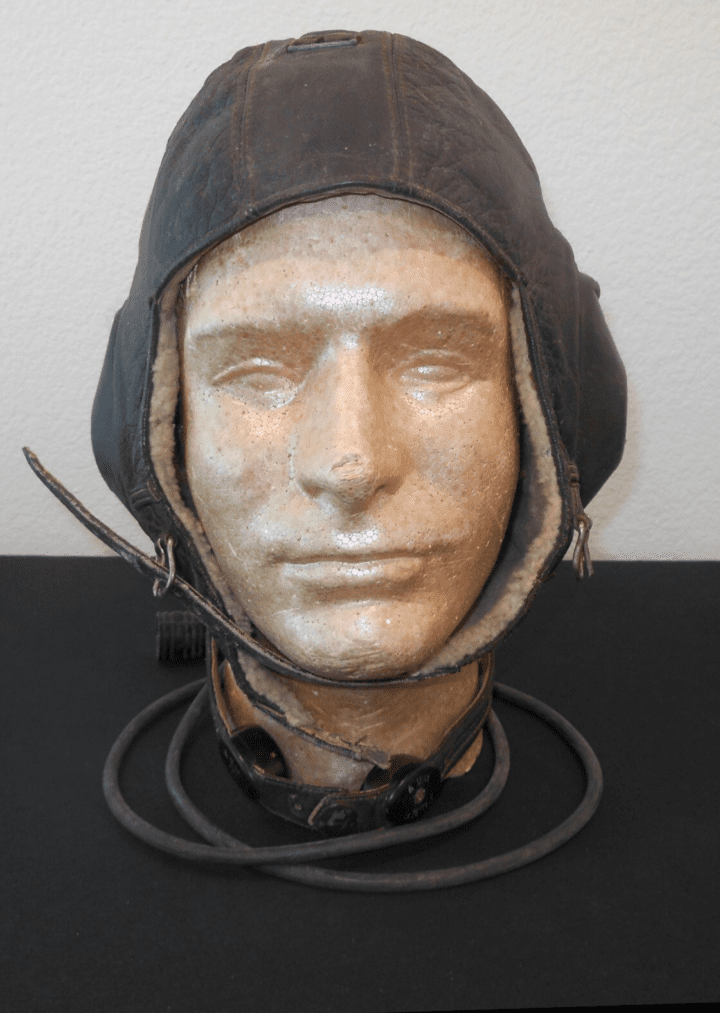 WW2 German Luftwaffe LKpW101 Fliegerkopfhaube - WINTER FLIGHT HELMET - NICE! - Image 3